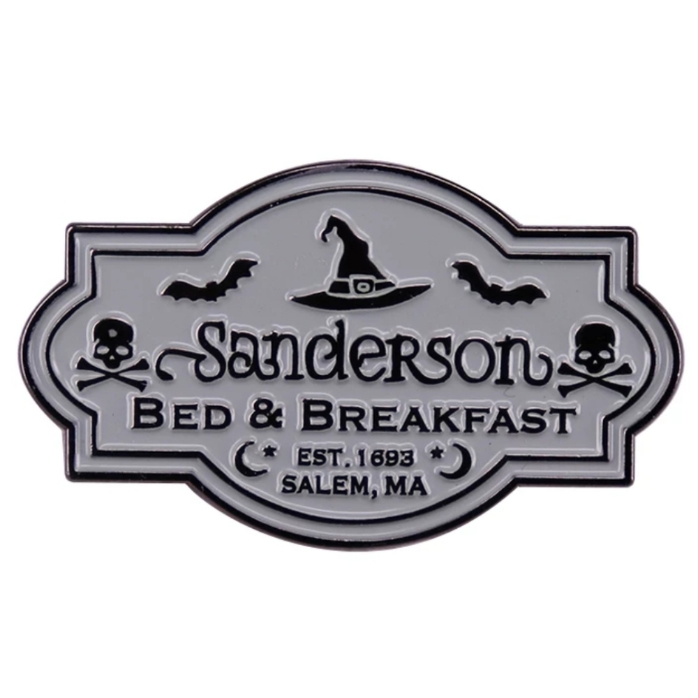Sanderson Bed And Breakfast Enamel Pin Hocus Pocus Movie Witches
